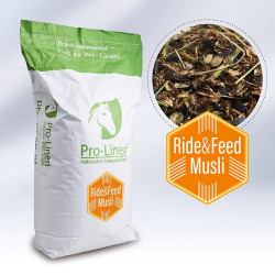 Pro-Linen&reg; Ride&Feed Musli&trade; 15kg - energetyczo-regeneracyjny koncentrat paszowy dla koni wyczynowych