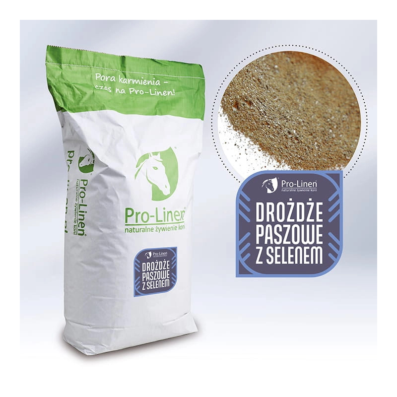 Pro-Linen® Drożdże Paszowe dla koni z selenem™ 20 KG