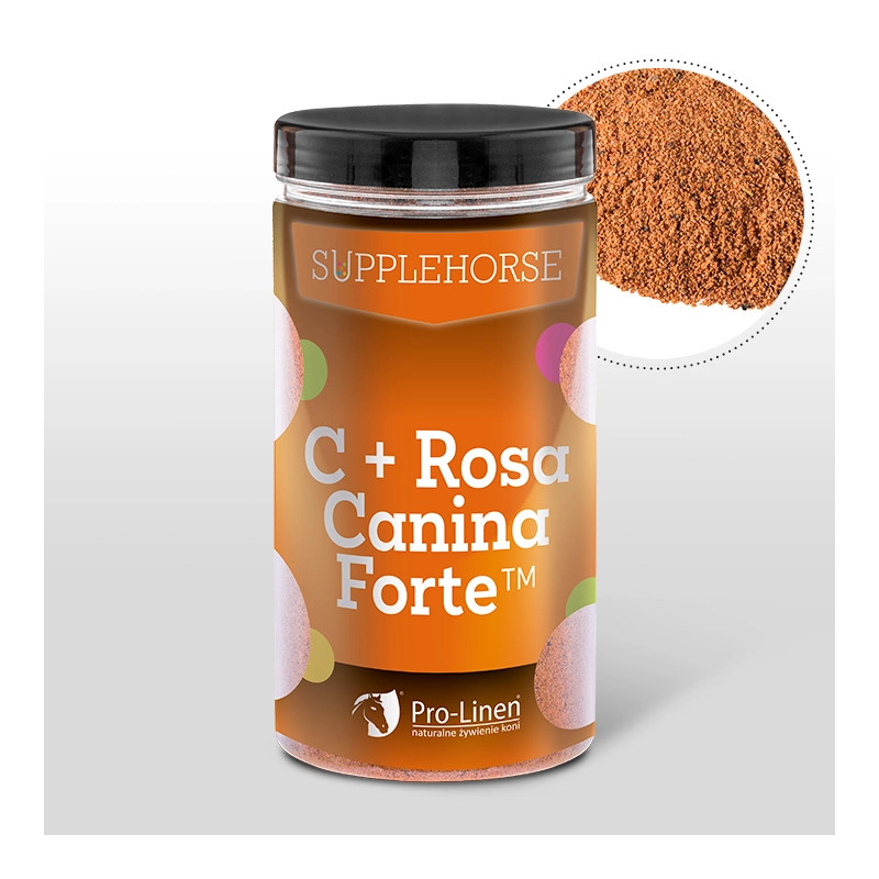 Pro Linen® C + Rosa Canina Forte™ 1 kg - witamina C i dzika róża dla koni