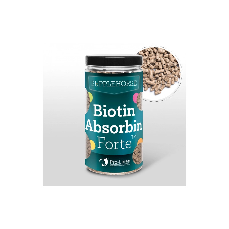 Pro Linen® Biotin Absorbin Forte™ 0,5kg - wysokowchłanialna biotyna dla koni z pirodyksyną