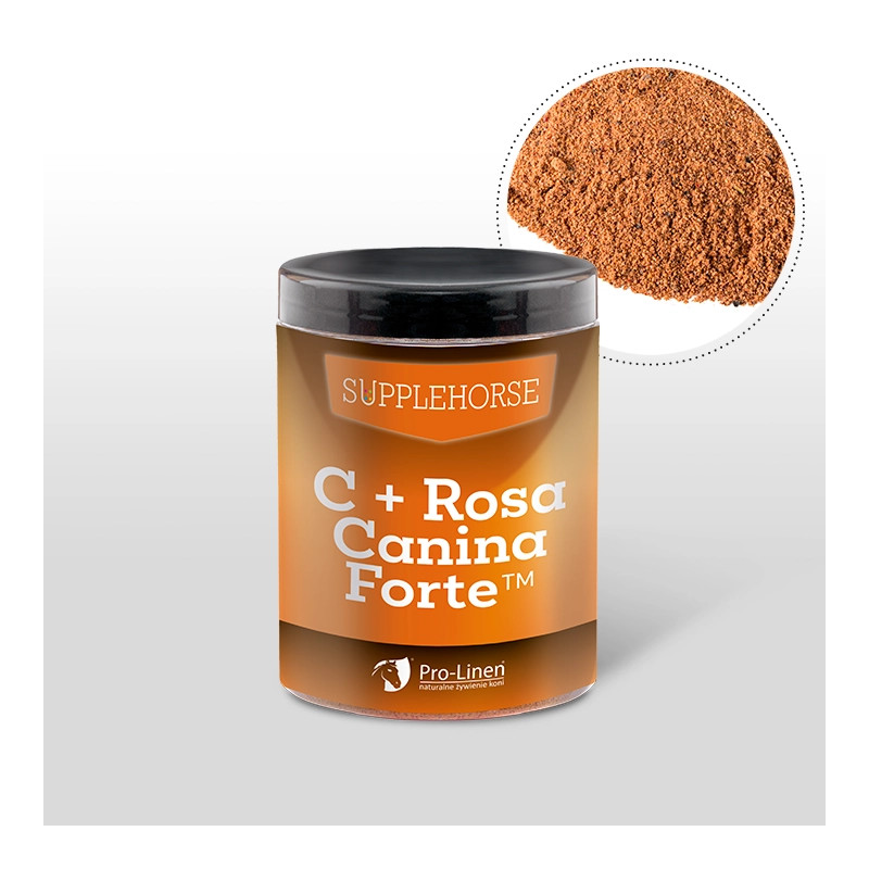 Pro Linen® C + Rosa Canina Forte™ 0.5 kg - witamina C i dzika róża dla koni