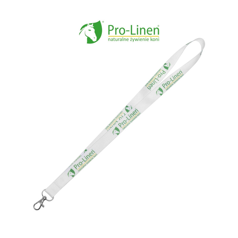 Pro-Linen® Smycz do kluczy™-biała