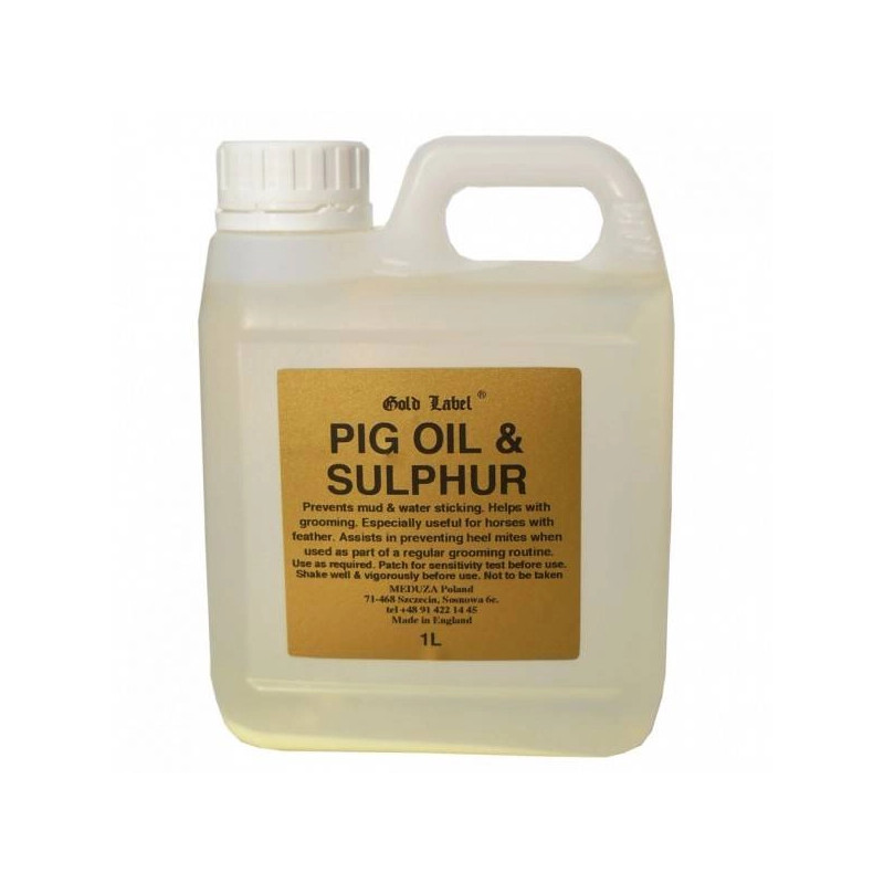 Pig oil and sulphur Gold Label