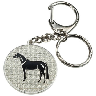 Breloczek HR Koń świecący z kryształkami