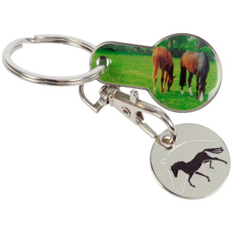 Breloczek HR z żetonem Konie
