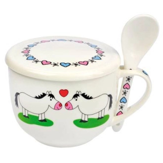 Miska do zupy HR z konikami