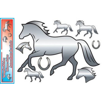 Naklejki lustrzane HR z końmi