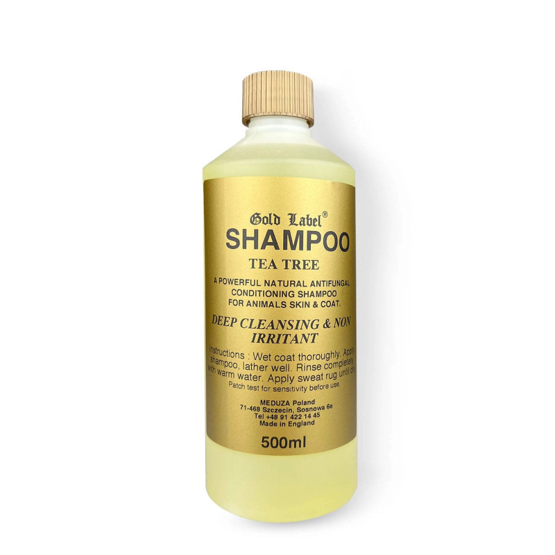 Tea Tree Oil Shampoo Gold Label szampon dla koni