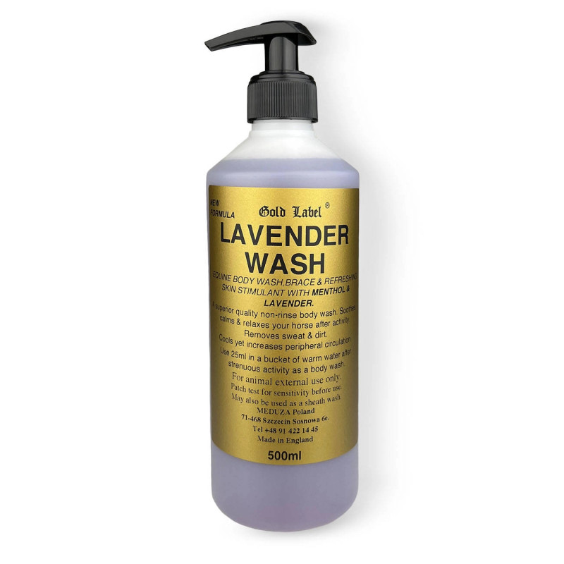 Lavender Wash Gold Label płyn bez spłukiwania do mycia konia