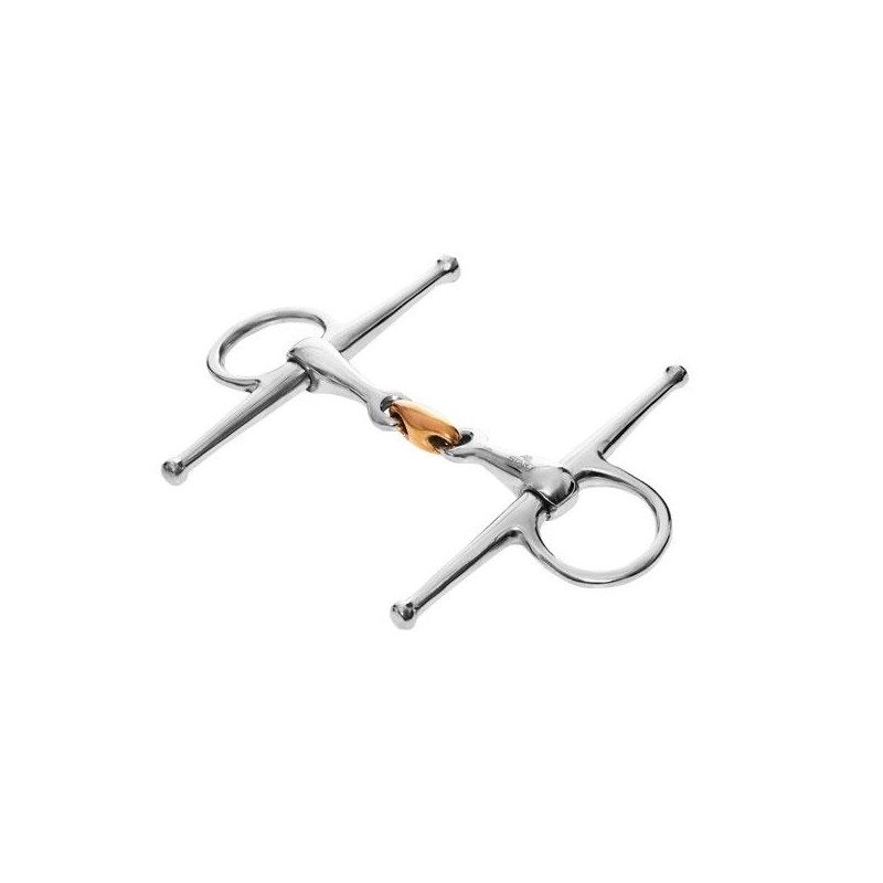 Wędzidło z wąsam START anat/miedź/ł pełne 2*łamane Wędzidło z wąsam START anat/miedź/ł pełne 2*łamane