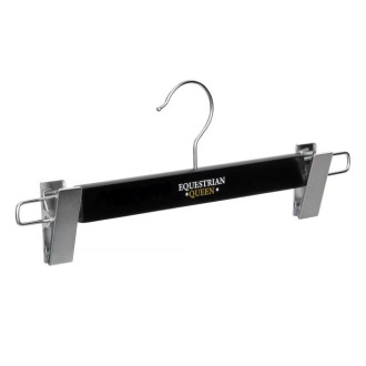 Wieszak na bryczesy EQ.QUEEN logo drewniany