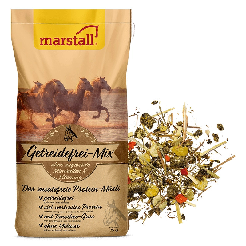 Marstall Getreidefrei-Mix 15kg - bezzbożowe musli na rozbudowę