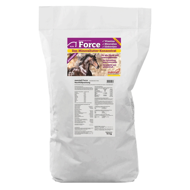 Marstall Force 10 kg WOREK - dodatek witaminowo-mineralny dla koni