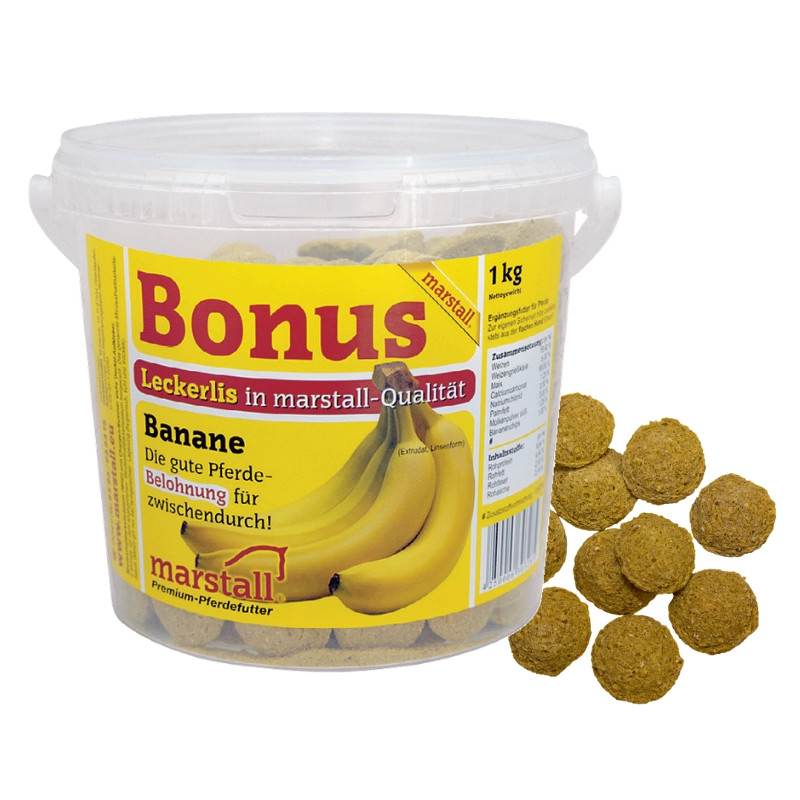 Marstall Bonus Banane - bananowe smakołyki dla koni