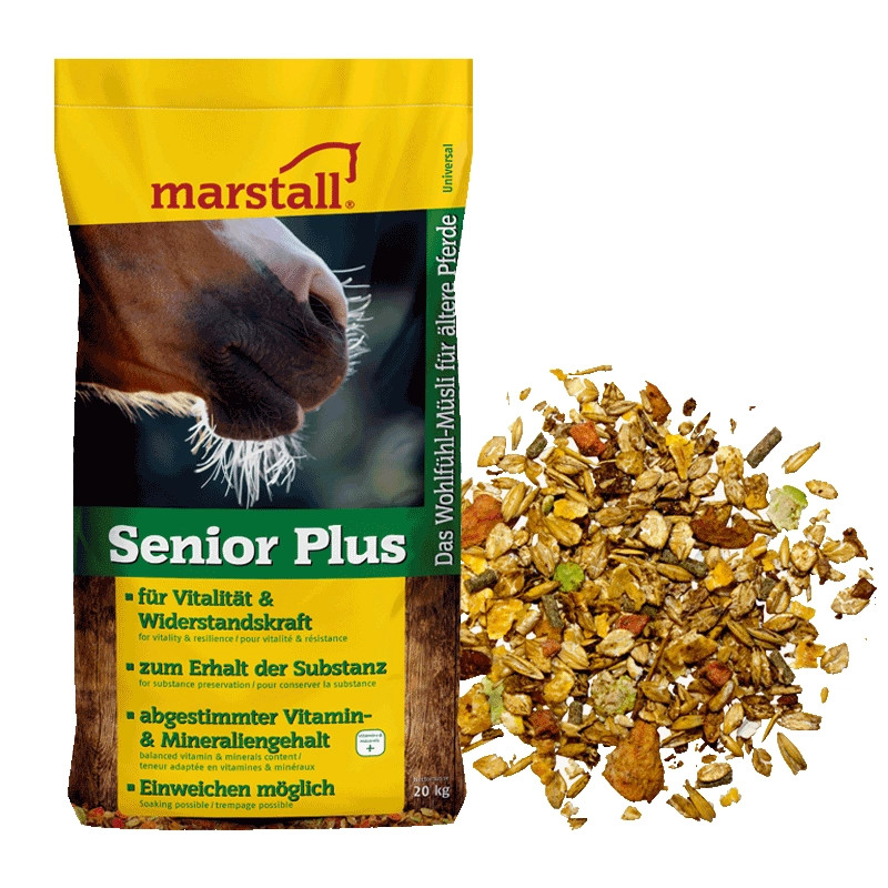 Marstall Senior Plus 20kg - musli dla koni starszych